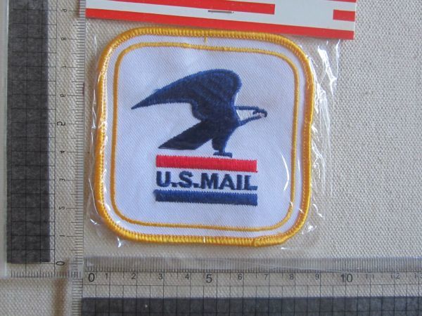 ビンテージ U.S.MAIL アメリカ合衆国郵便公社 USA ワッペン/パッチ 企業 USA 古着 アメリカ アメカジ カスタム キャップ ワークシャツ Z01_画像6