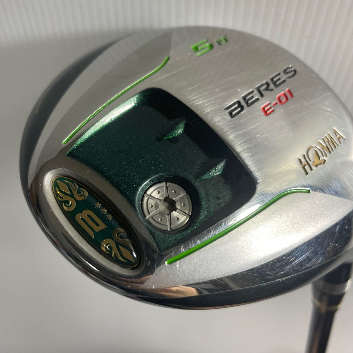 3星 フェアウェイウッド HONMA BERES E-01 5W 19° ARMRQ 6 ★★★ 45 Rフレックス ホンマ ベレス 3S 3★ 本間 アーマック FW 番1376の画像3