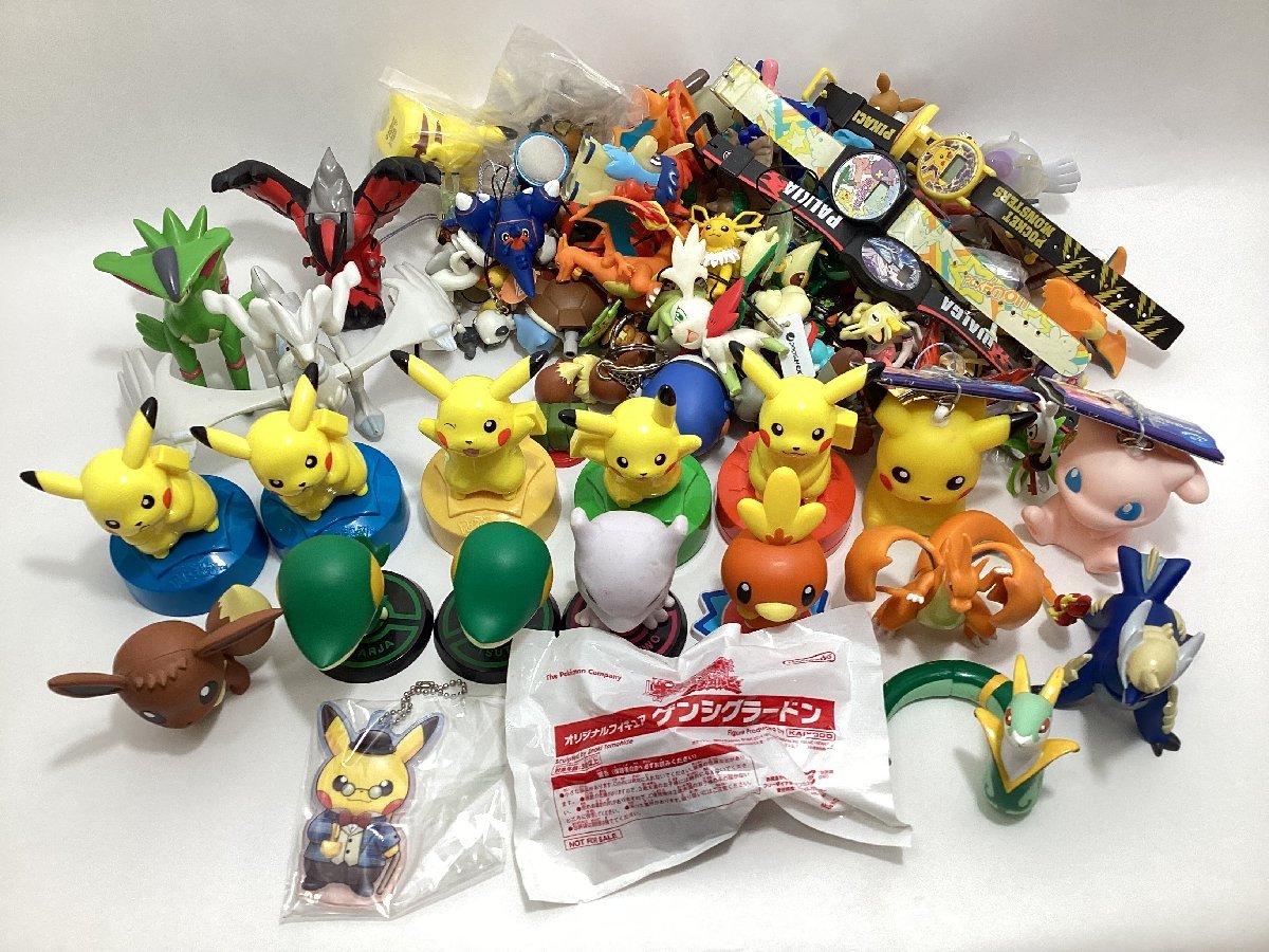 ☆1円スタート　ポケモン　フィギュア グッズ　色々 大量 まとめて　ストラップ 腕時計　オメガルビー早期購入特典 ゲンシグラードン　等_画像1