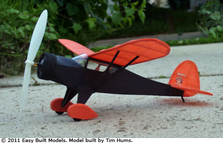 【ゴム動力ピーナッツ機】Easy Built製Monocoupe 90A（翼長：12”＝305ｍｍ）・・・残り1_画像5