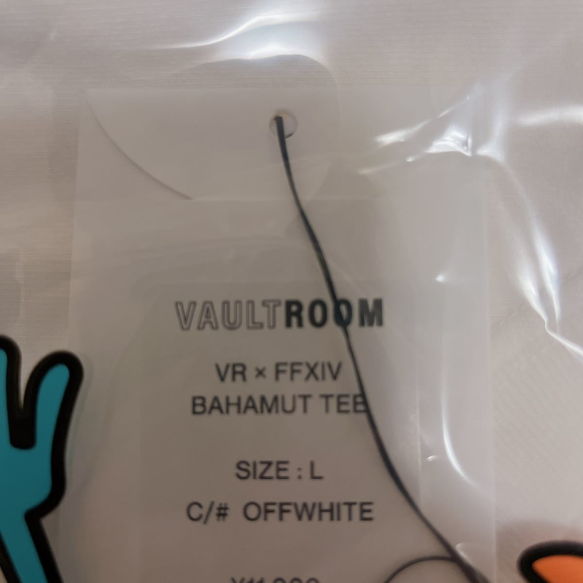 vaultroom × FFXIV BAHAMUT TEE OFF WHITE-