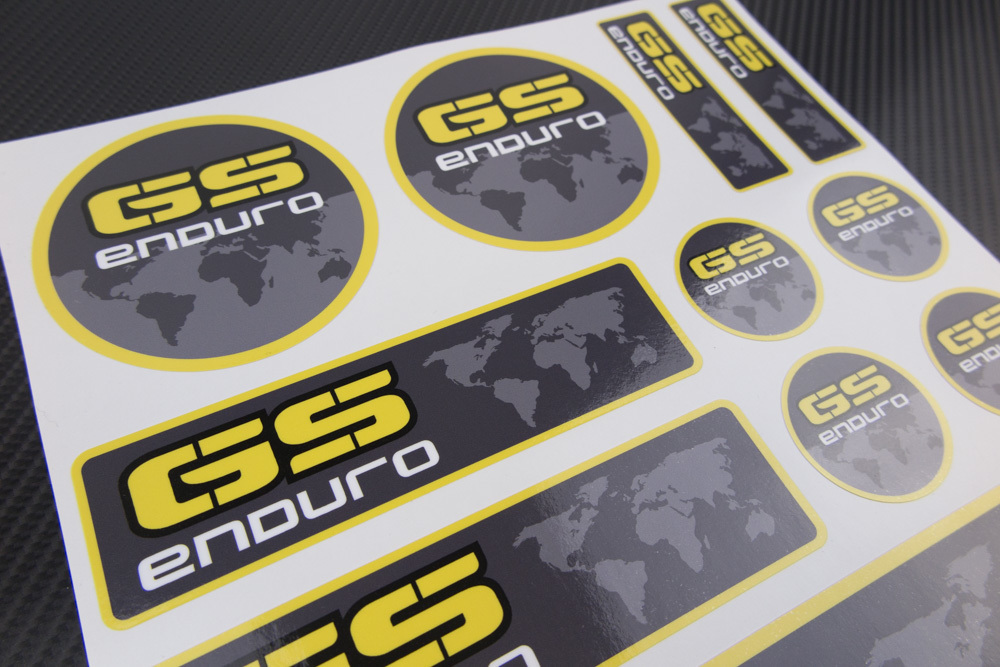 BMW GS Enduro World Large Decal set ステッカー シール バイク デカール セット_画像4