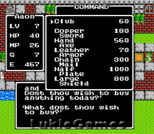 ★送料無料★北米版★ ファミコン Dragon Warrior ドラゴンクエスト NES