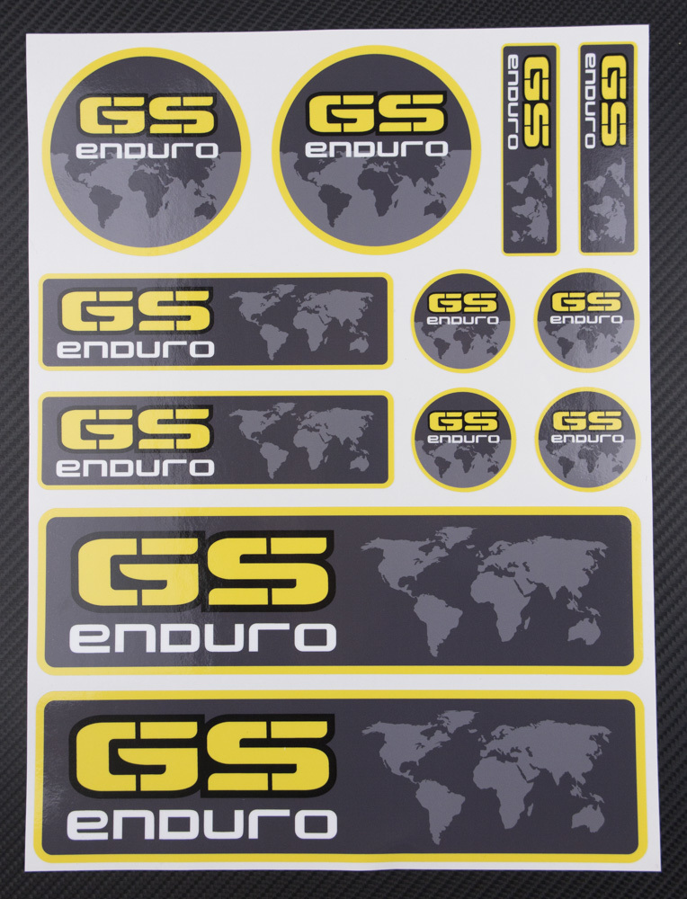 BMW GS Enduro World Large Decal set ステッカー シール バイク デカール セット_画像1