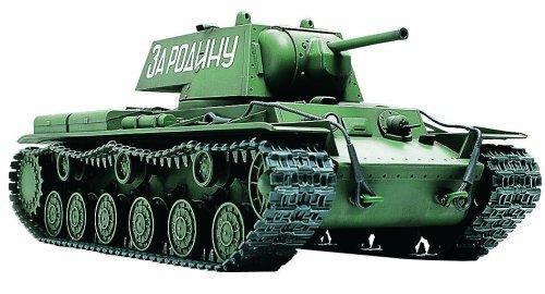 【中古】 タミヤ 1/48 ミリタリーミニチュアシリーズ No.35 ソビエト KV-1 重戦車_画像1