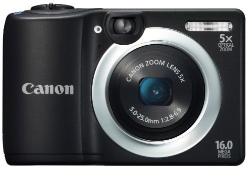 【中古】 Canon キャノン デジタルカメラ PowerShot A1400 約1600万画素 光学5倍ズーム ブラッ_画像1