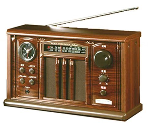 【中古】 DENON デノン 卓上型ラジオ 木目 GP-630_画像1