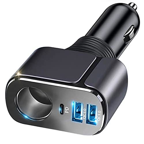 【中古】 【PD3.0+デュアルQC3.0】Kaweno カーチャージャー シガーソケット USB 車載充電器 急速充電_画像1