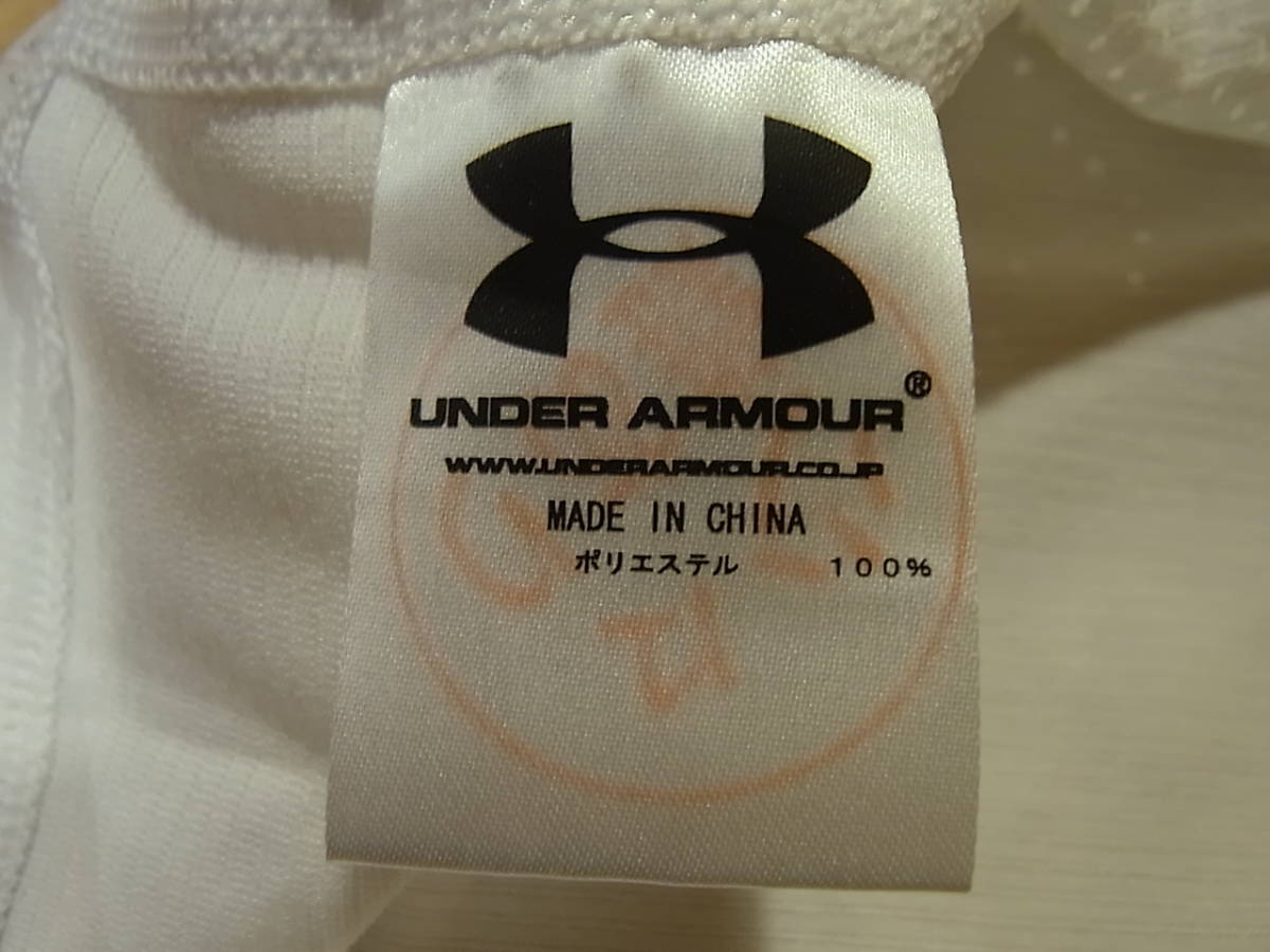 UNDER ARMOUR アンダーアーマー ショートスリーブ 半袖 Ｔシャツ ホワイト／白色 SM サイズ _画像7