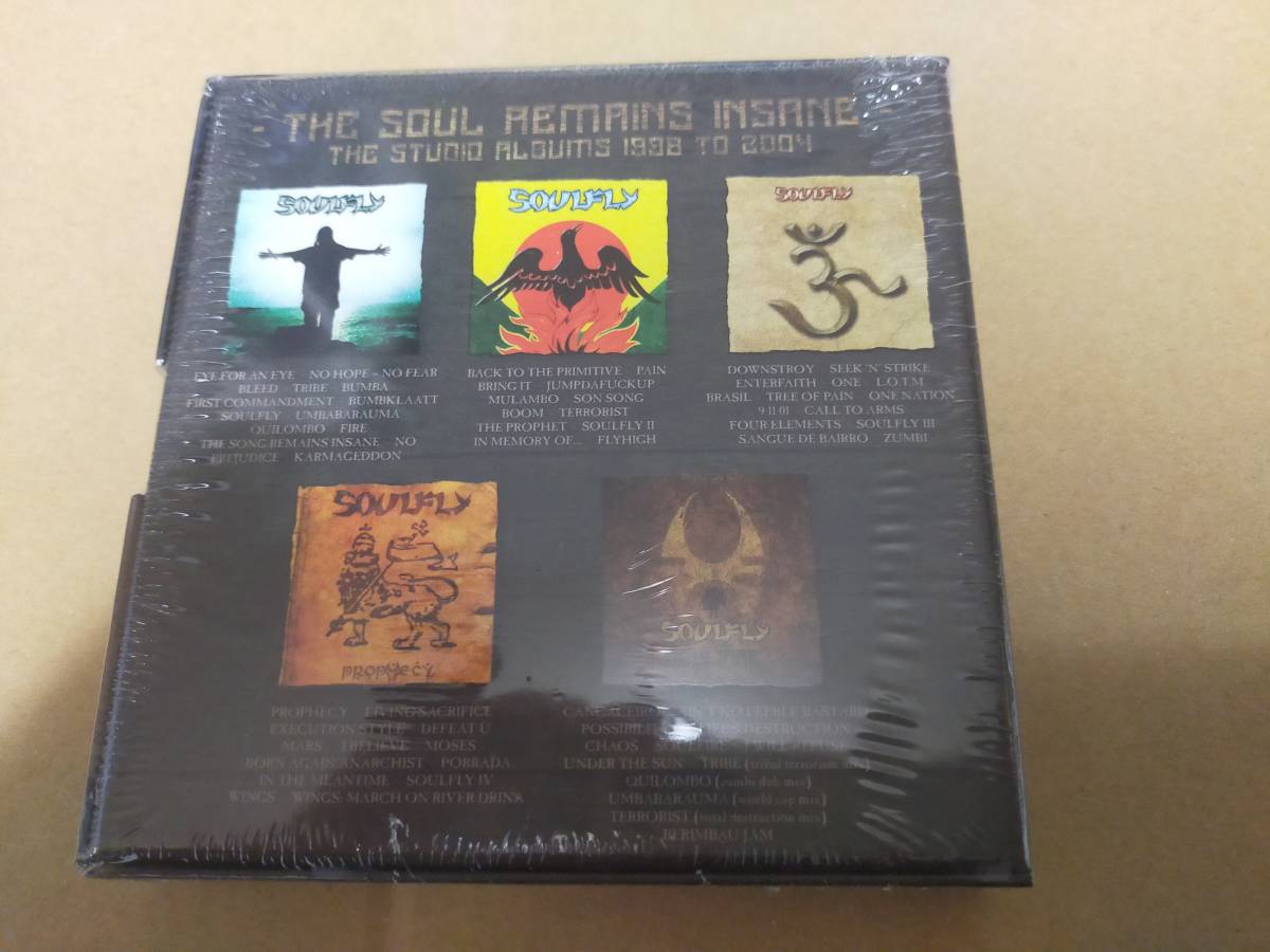 即決新品輸入盤5CD BOX SOULFLY ソウルフライTHE SOUL REMAINS INSANE