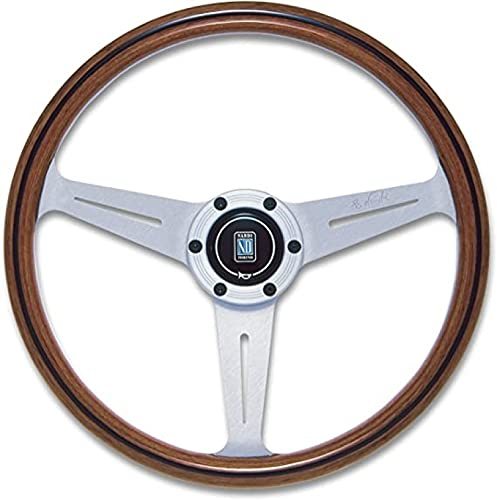 NARDI(ナルディ) 【CLASSIC】(クラシック) クラシック VITE 36 ウッド &シルバースポーク 360mm ステアリング_画像1