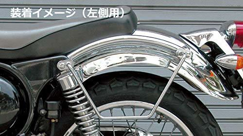 キジマ (kijima) バイク サイドバッグサポート エストレヤ スチール製クロームメッキ仕上げ 左側用 KAWASAKI_画像3