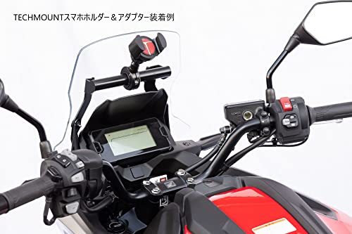 キジマ (kijima) バイク バイクパーツ ハンドルマウントステー 最大積載量:1.5kg NC750X/DCT('21-) スチール製マットブラック仕上げ HONDA_画像5