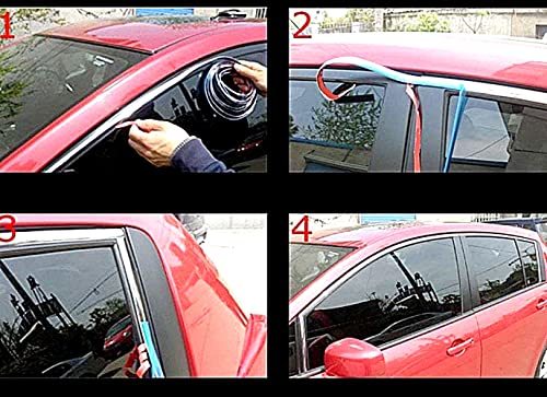 [TradeWind] 車用 メッキモール ボディー バンパー 保護 ドアモール マルチモール プロテクター クロムメッキ インテリア シルバー 12m_画像3
