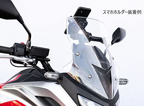 キジマ (kijima) バイク バイクパーツ ハンドルマウントステー 最大積載量:1.5kg NC750X/DCT('21-) スチール製マットブラック仕上げ HONDA_画像3
