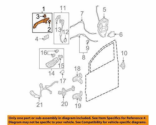 HONDA (ホンダ) 純正部品 ハンドルASSY. L.ドアーアウトサイド シビック 4D 品番72180-SNA-A11ZG_画像1