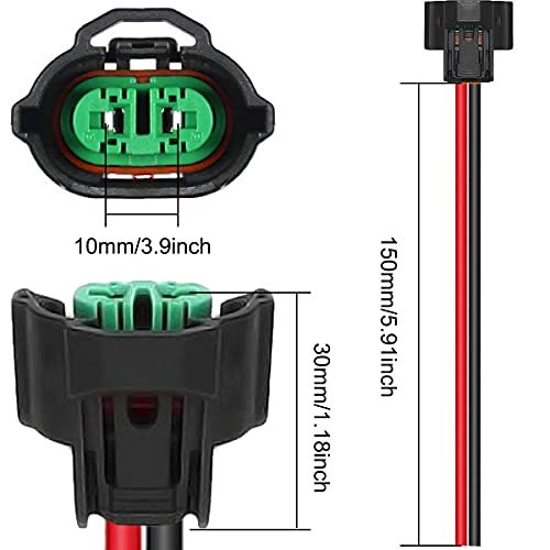 Xiatiaosann 5 個 H11 H8 メスアダプター配線ハーネスソケット 881 880 890 ヘッドライト電球フォグライト用 15cm_画像5