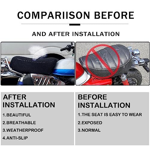 RAIMTO適用Monkey 125 2016-2020 2021 2022 2023 3Dオートバイ保護シートクッションシートカバー_画像2