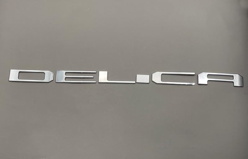 TADOKAPATU 三菱 デリカミニ B3系 専用?フロントのための 3Dメタルハイブリッド車のステッカーエンブレムバッジのロゴ DELICA エンブレム_画像3