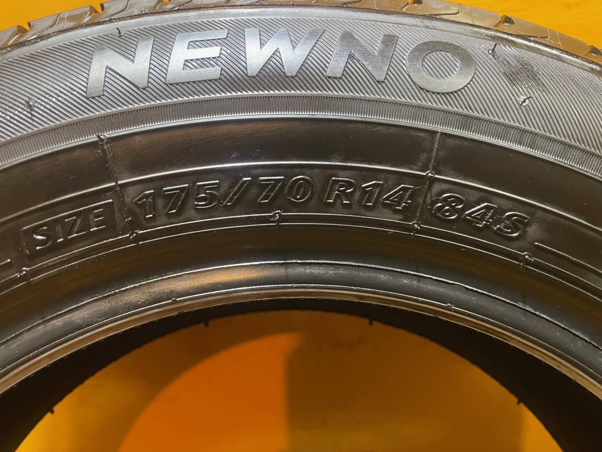 【R308】9.7分山 ブリヂストンNEWNO 175/70R14 4本_画像9