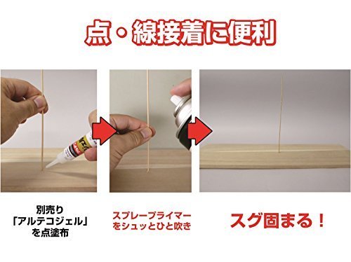 【現品限り】 瞬間接着剤用硬化促進剤 AS01 スプレープライマーｍｉｎｉ 17ｍｌ アルテコ_画像3