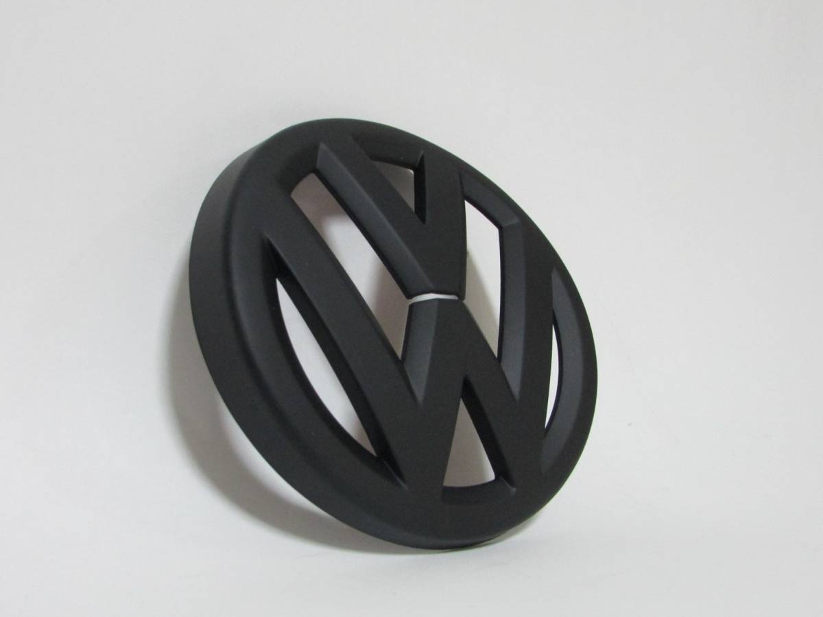 VW フォルクスワーゲン ゴルフ7 リア エンブレム カバー マットブラック 被せタイプ MK7 GTI_画像3