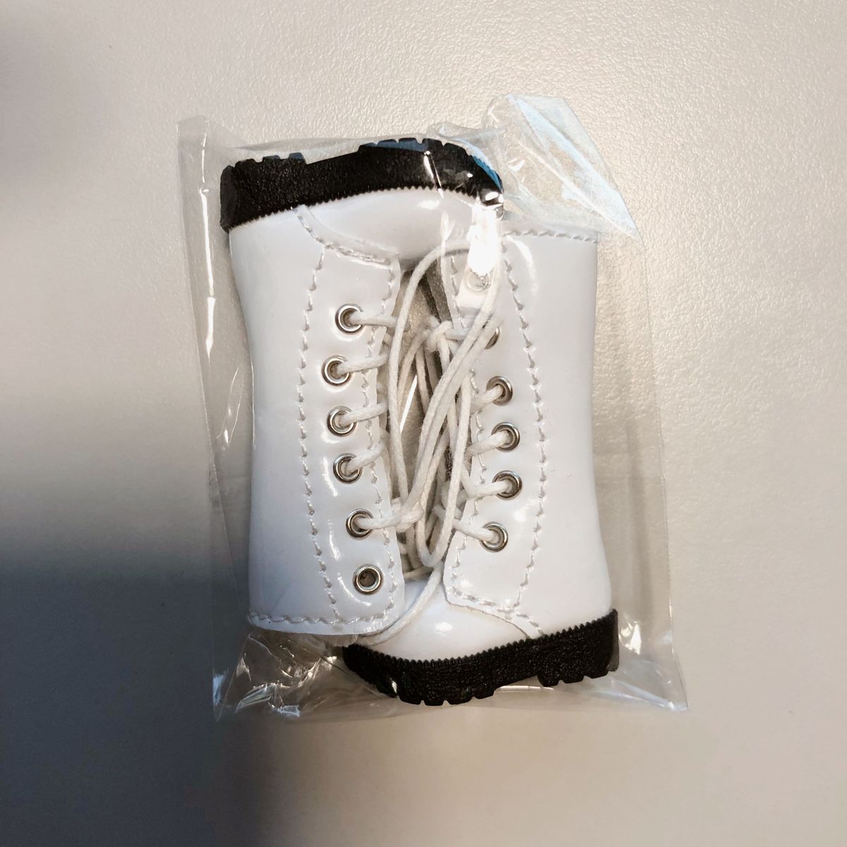 (ドーリア) ブライス 1/6ドール 靴 編み上げロングブーツ ホワイト 白色