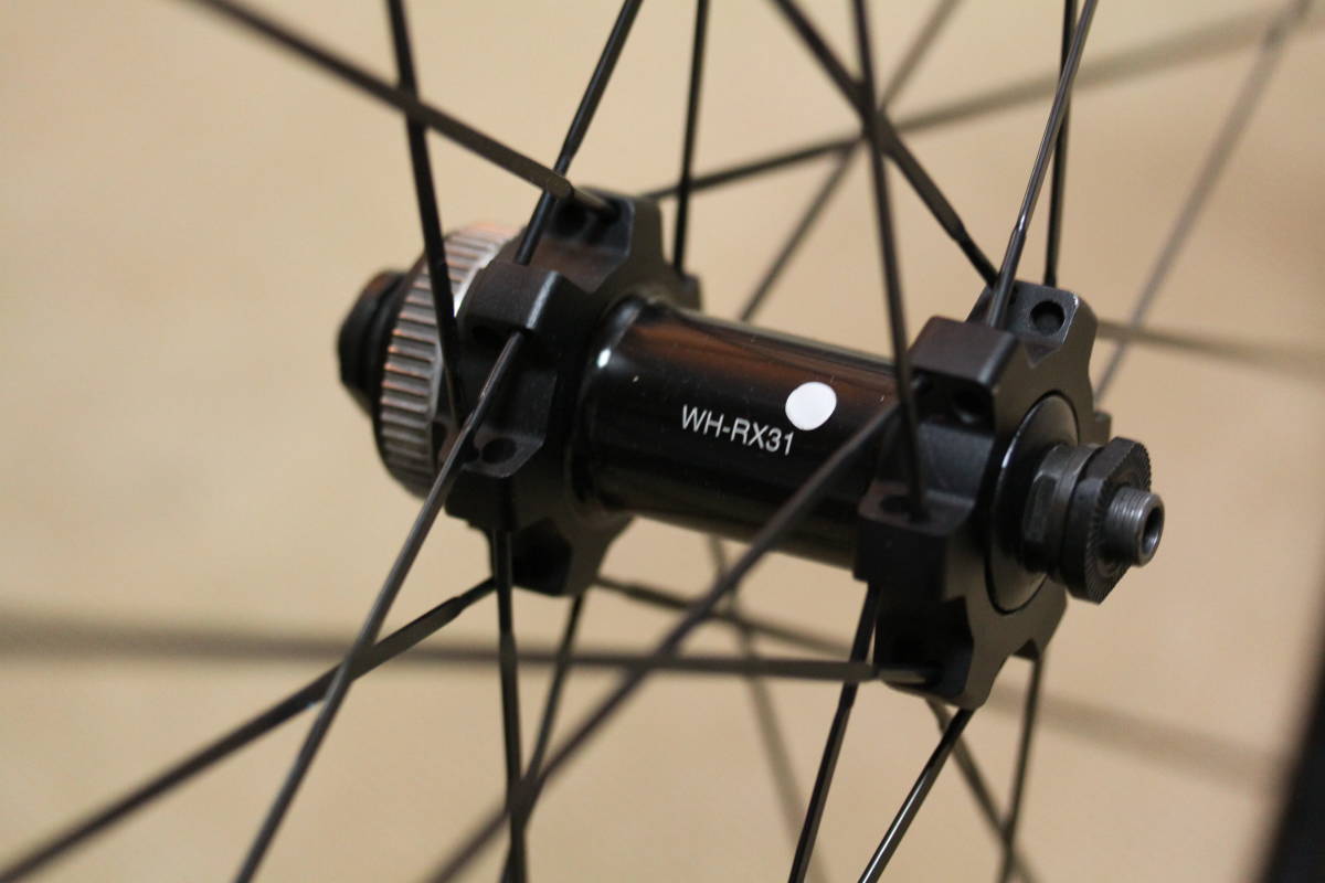 SHIMANO（シマノ）・WH-RX31　クイックリリース仕様、フロント100mm、リア135mm　9/10/11速対応【中古】_画像3