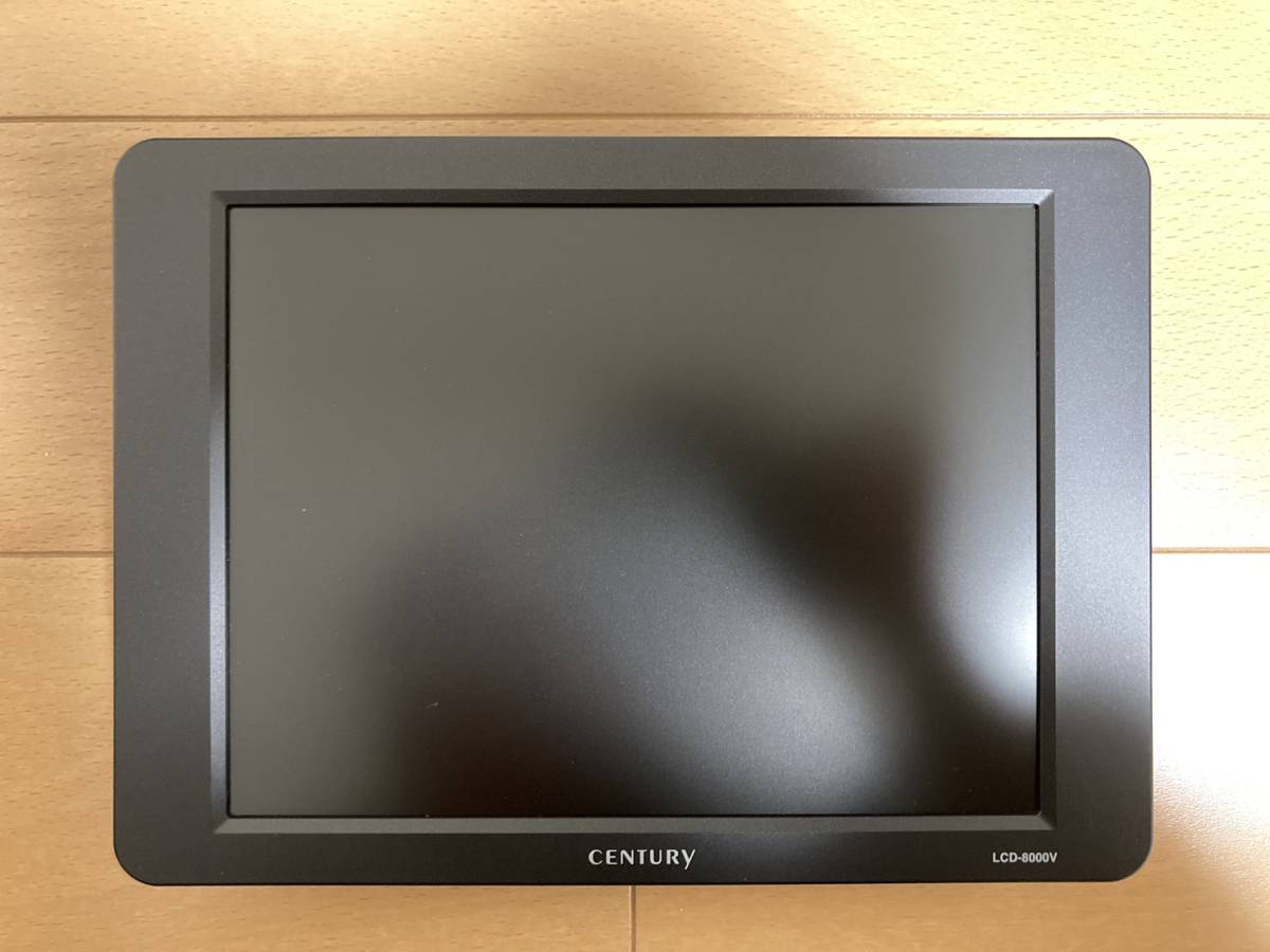 美品 CENTURY 8インチ アナログRGBモニター plus one LCD-8000V DSUB接続 AC不要 動作確認済み 送料無料_画像2