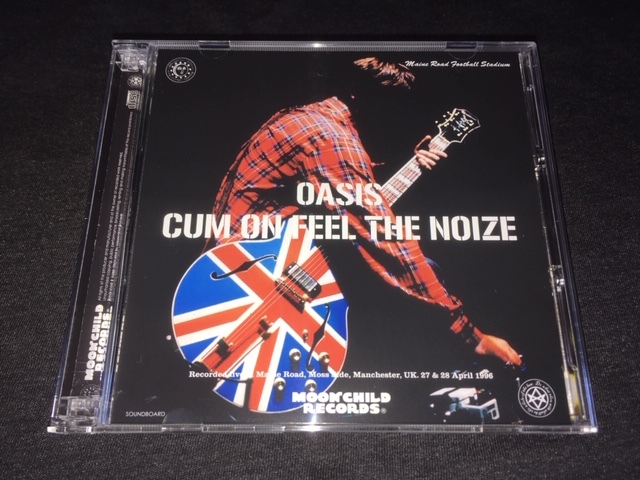 少量再入荷！Moon Child ★ Oasis -「Cum On Feel The Noize」シリーズ第4弾！名演1996年メインロード２デイズ！プレス3CD_画像1