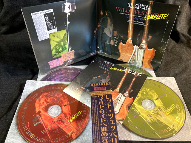 Empress Valley ★ Led Zeppelin - ワイルドサイドへ進め完全版「Wild West Side Complete」限定セット/プレス4CD見開きペーパースリーブ_画像2