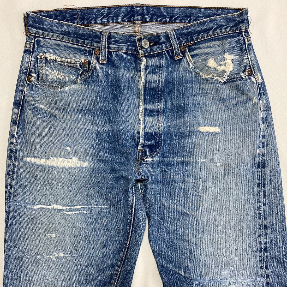 60s〜 リーバイス501 BIGE 66前期 オリジナル ヴィンテージ (LEVIS 501XX 551ZXX 501 502 505 606 等お好きな方に)_画像1