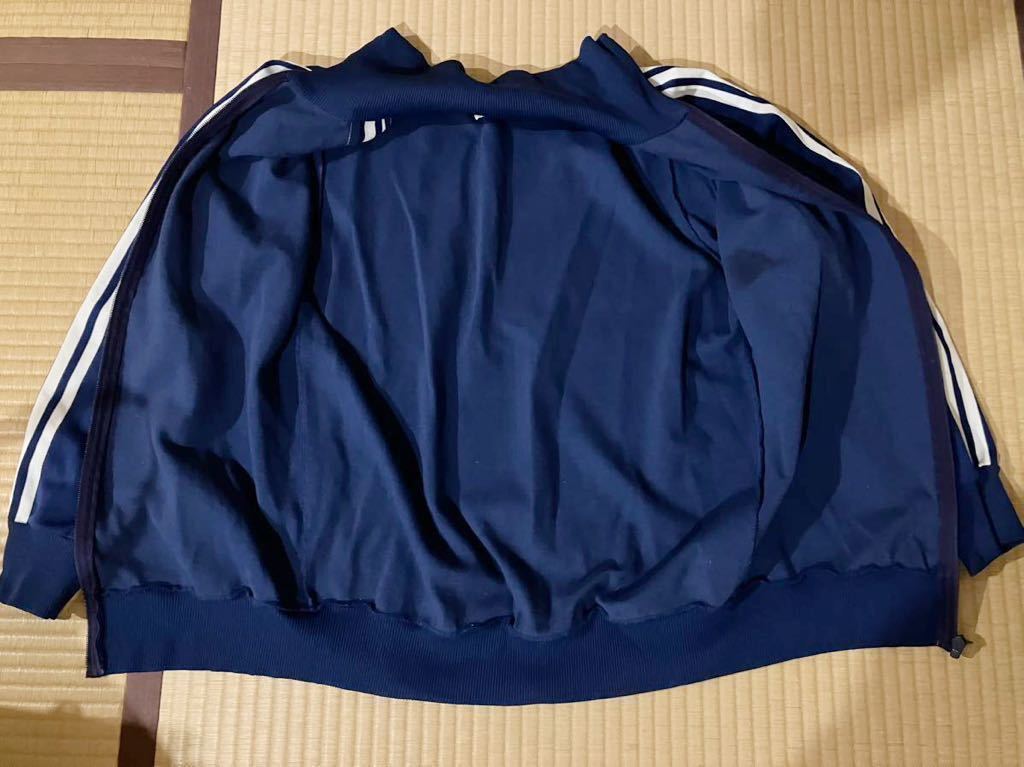 ☆稀少 adidas ビンテージ vintage ジャージ track jacket 西ドイツ製 トレフォイル無し60s 70s OPTI アディダス トラックジャケット SIZE6_画像9