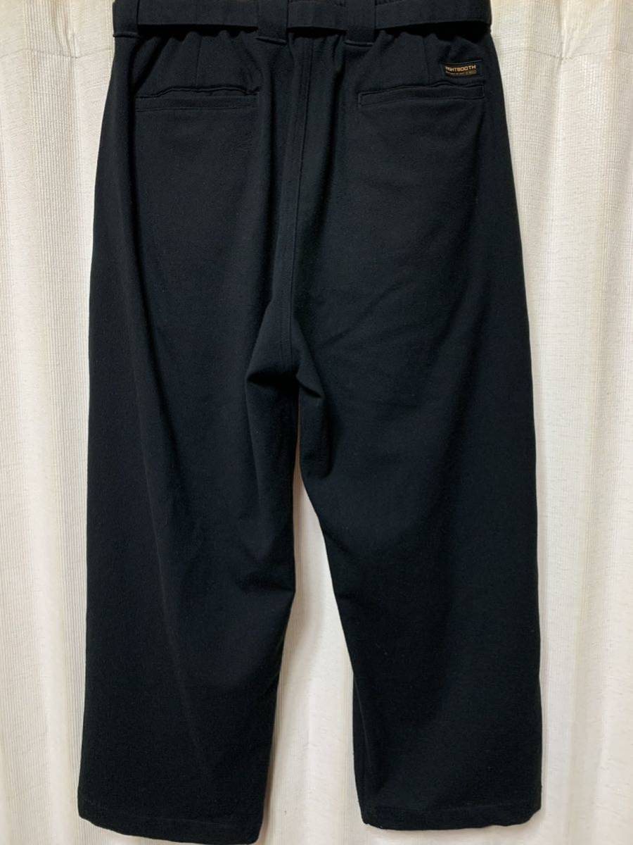 TIGHTBOOTH TR BAGGY SLACKS PANTS サイズM BLACK タイトブース TBPR バルーンバギースラックスパンツ_画像3