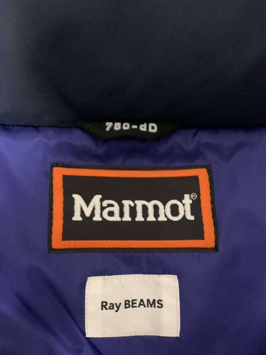 希少 Marmot × Ray BEAMS 別注 ダウンコート オーバーサイズ ONE SIZE マーモット レイ ビームス ダウンジャケット_画像3