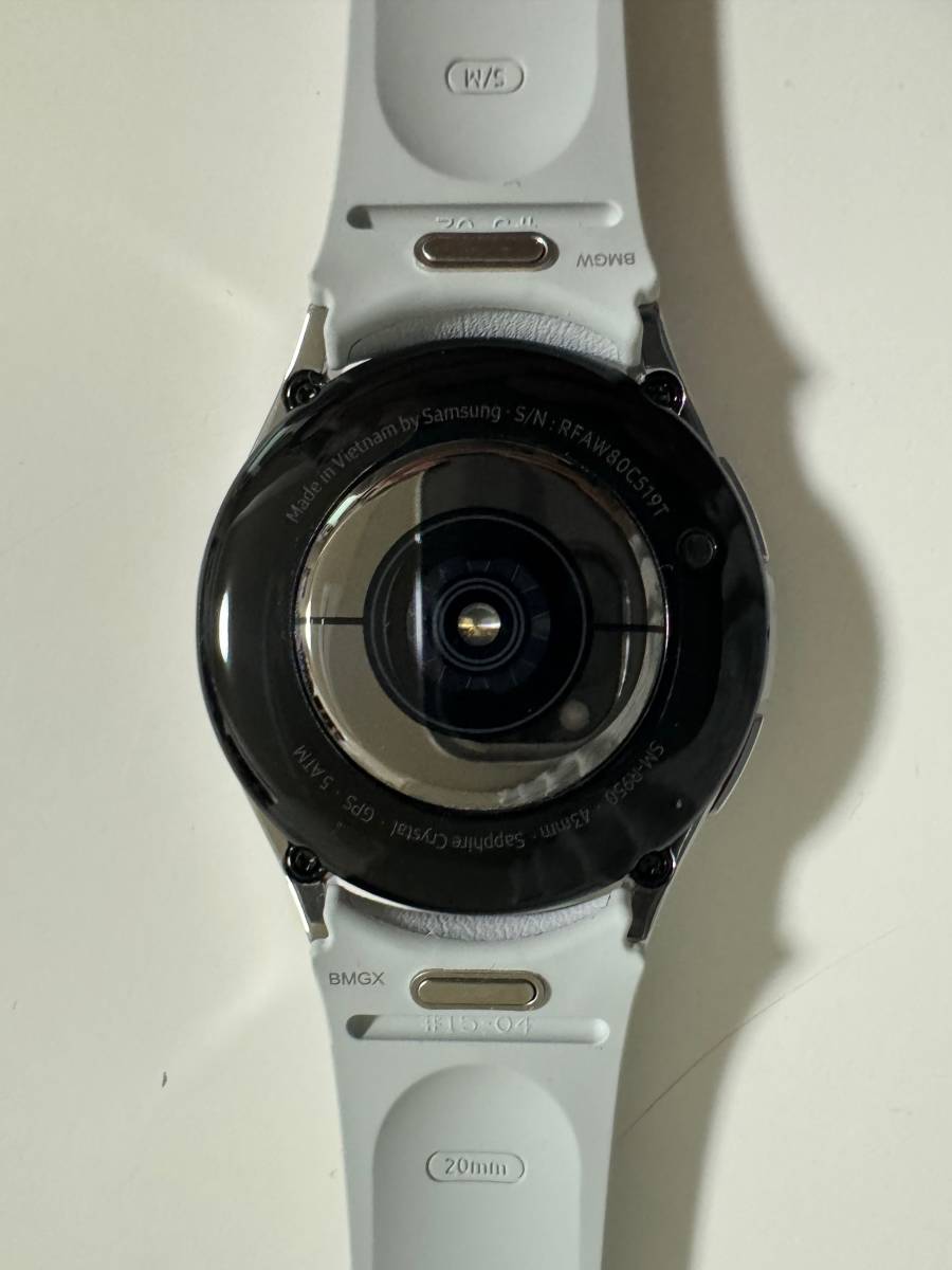 Galaxy Watch6 Classic 43mm シルバー Silver SM-R950NZSAXJP 国内版_画像4