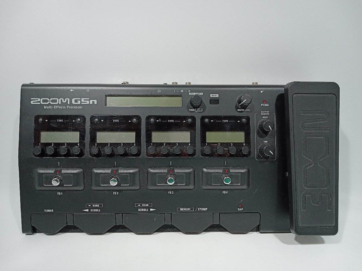 【通電確認のみ】 ZOOM ズーム G5n Multi-Effects Processor マルチエフェクター [10-1] No.8614_画像1