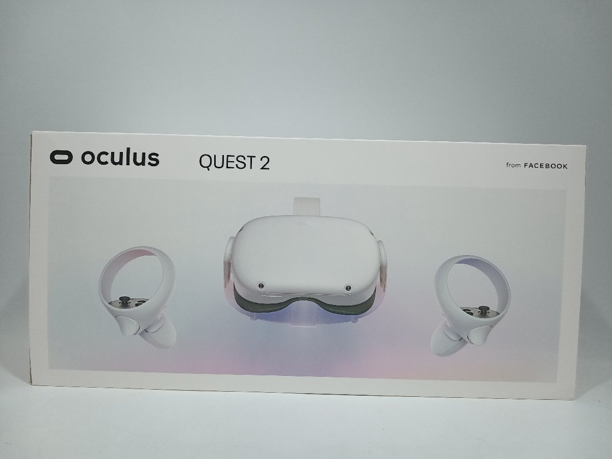 【動作確認済】 オキュラス Oculus QUEST 2 128GB VR ヘッドマウントディスプレイ ヘッドセット オキュラスクエスト2 [1-4] No.8745_画像2