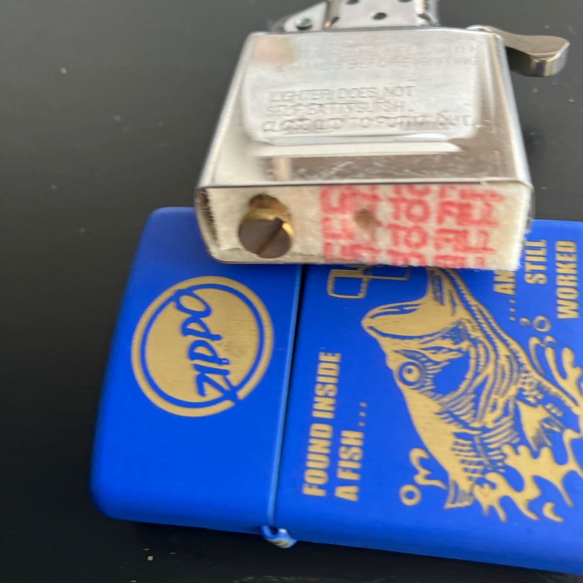 未使用品　ZIPPO ブルー系　FISH BELLY フィッシュ・ベリー　★16_画像6