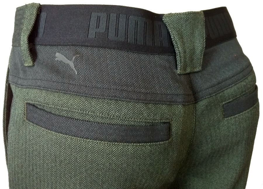 送料無料 新品 プーマ ゴルフ ヘリンボーン パンツ PUMA GOLF 定価13,200円 サイズS(71～77㎝)_サイズ S(71～77㎝)ウエストは伸びます