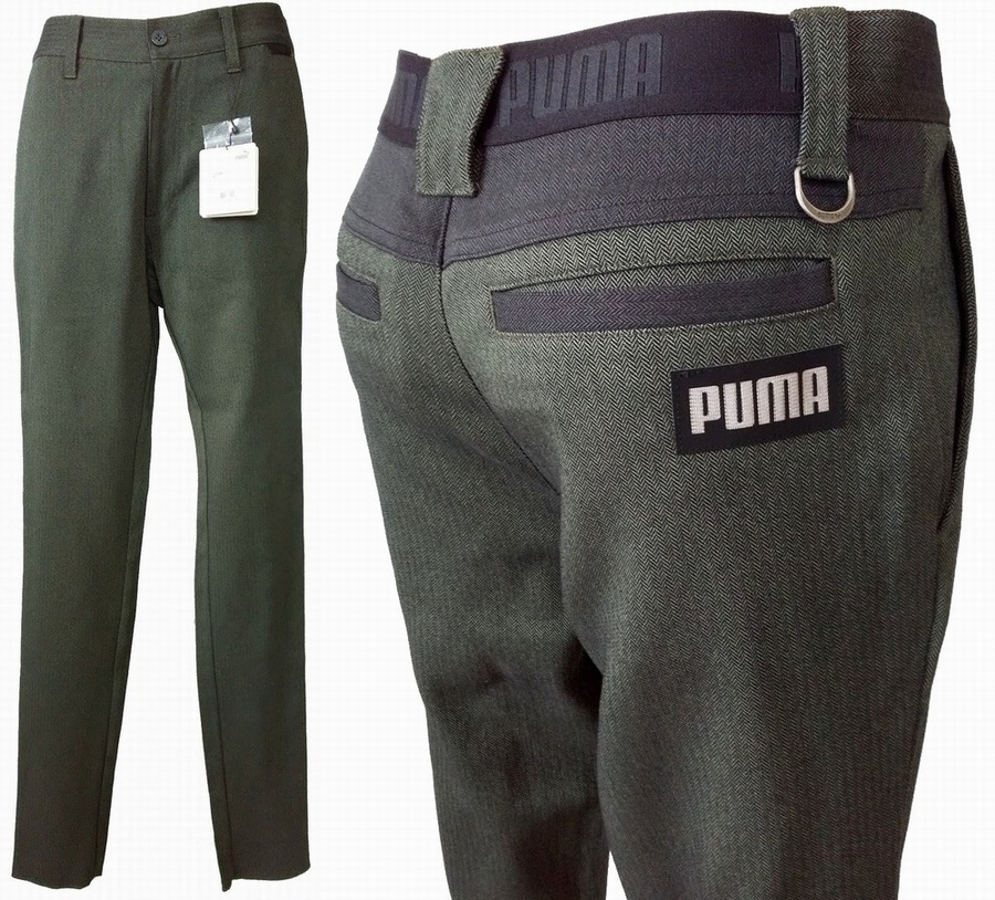 送料無料 新品 プーマ ゴルフ ヘリンボーン パンツ PUMA GOLF 定価13,200円 サイズS(71～77㎝)_送料無料・匿名発送です