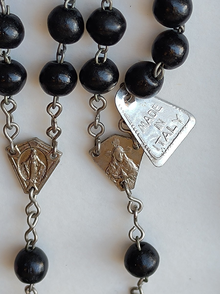 ロザリオ　10点　送料無料クロス　イエスキリストIRISH made ROSARY made in ITALY マリア　ネックレス　メダイ　十字架 ペンダント_画像5