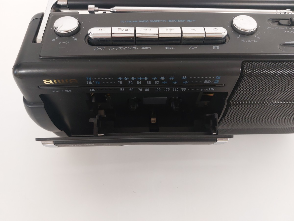 7851① AIWA アイワ RM-11ラジカセ ラジオカセットレコーダー 7851① AIWA アイワ RM-11ラジカセ ラジオカセットレコーダー