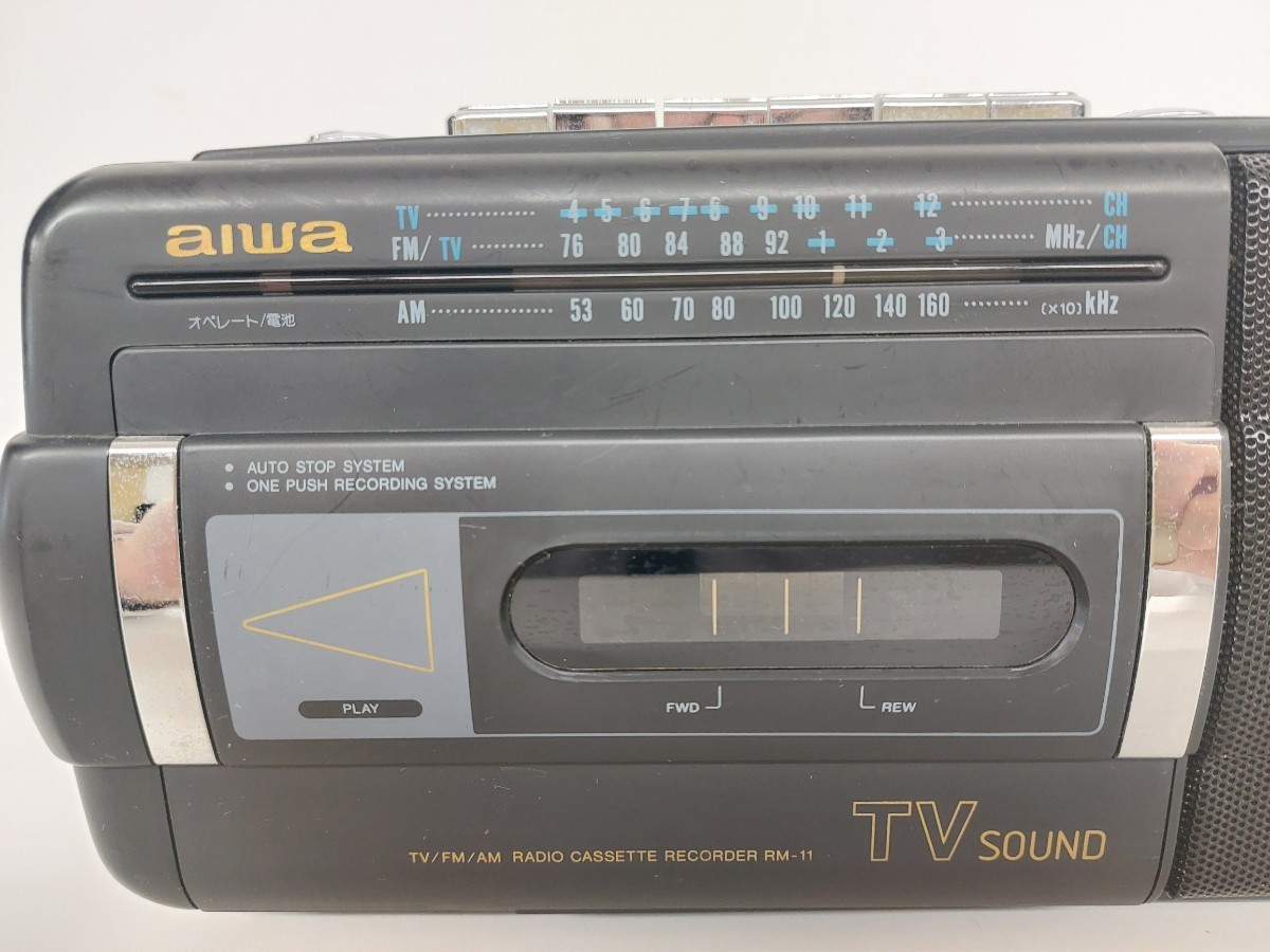 7851① AIWA アイワ RM-11ラジカセ ラジオカセットレコーダー 7851① AIWA アイワ RM-11ラジカセ ラジオカセットレコーダー