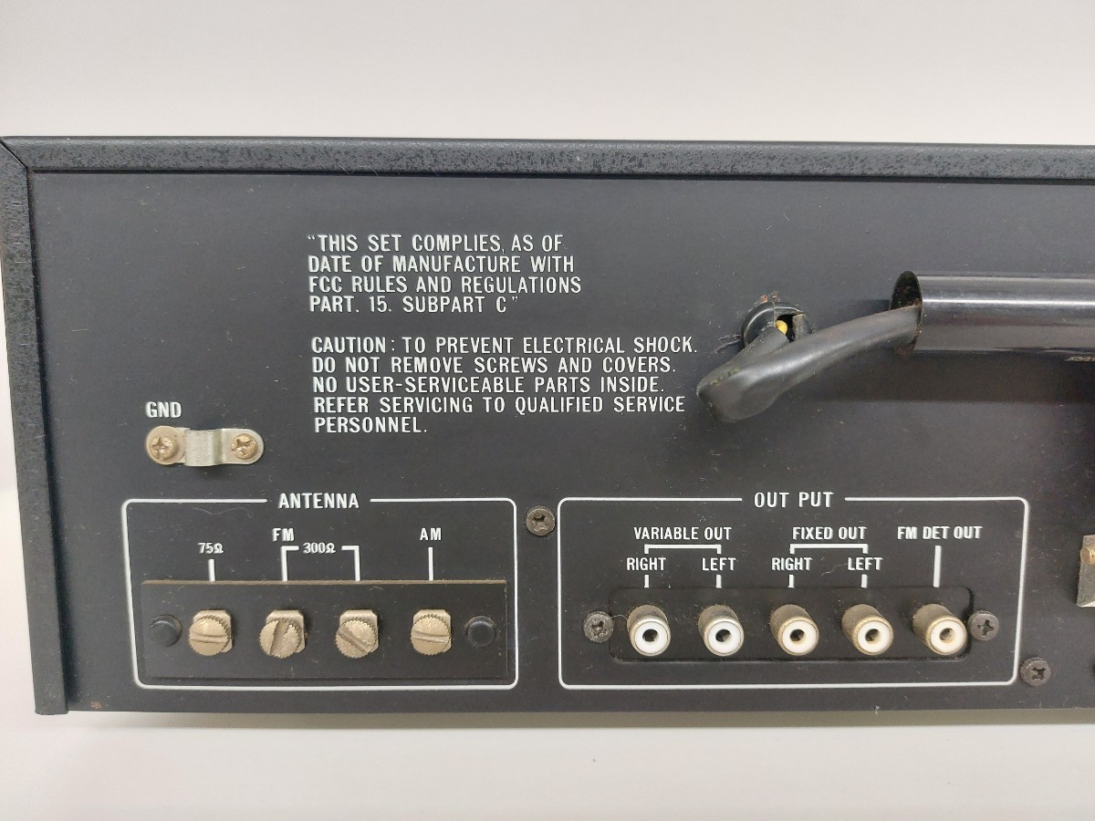 8885 Victor FM/AM stereo tuner JT-V7 electrification verification 