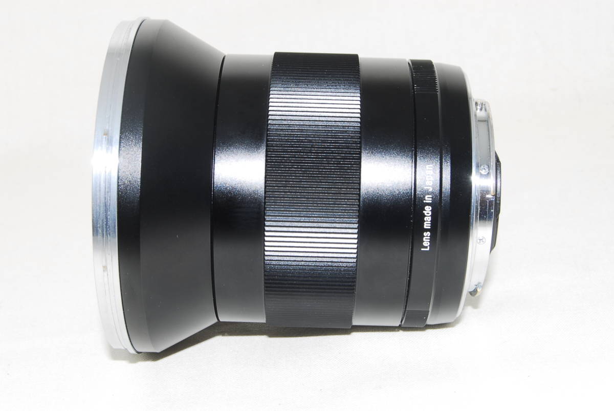 ★良品★Carl Zeiss DISTAGON ディスタゴン T* 21mm F2.8 ZE CANON キャノン EFマウント フード付き♪_画像5