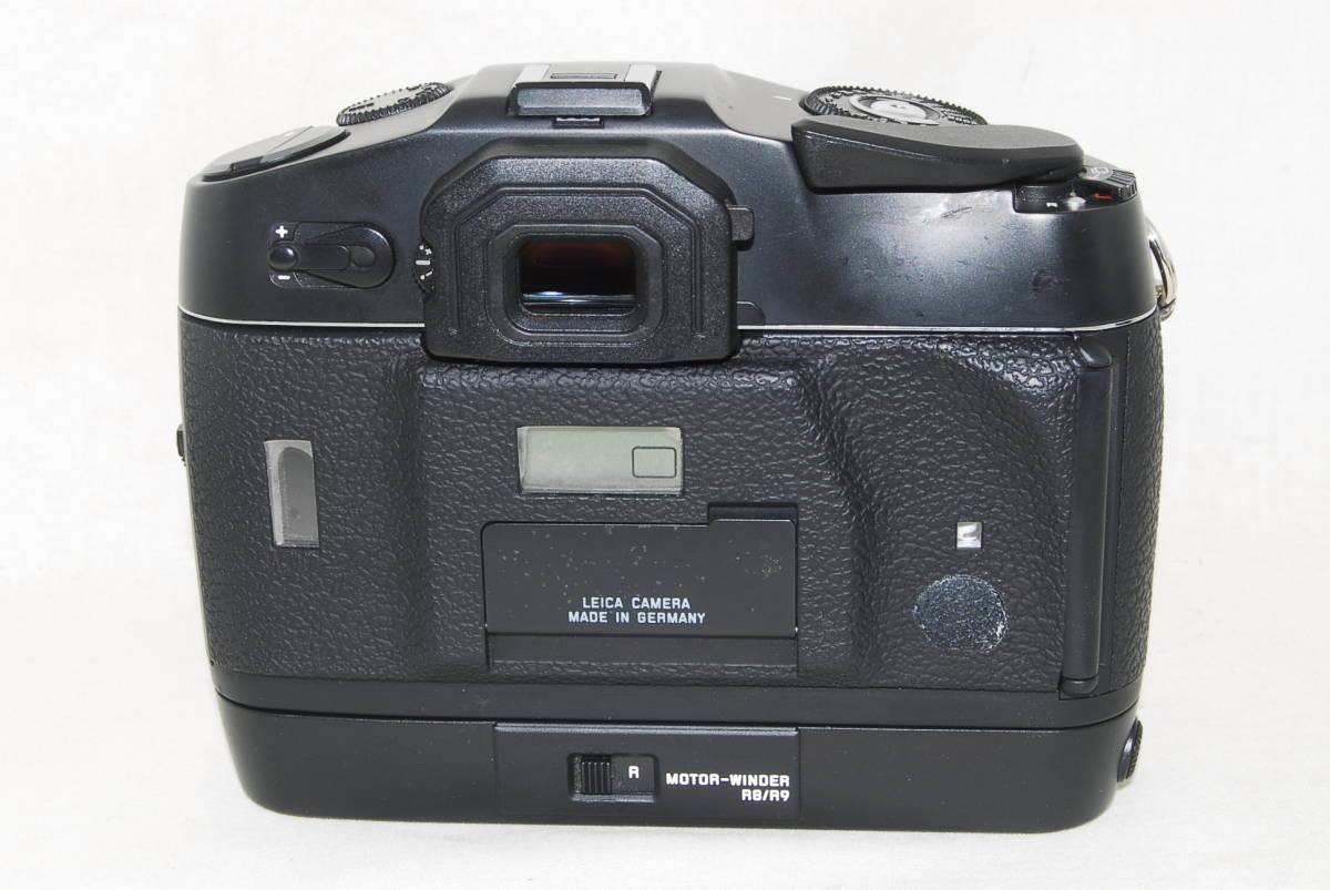 良品 Leica ライカ R8 ブラック ボディ MOTOR-WINDER R8/R9 モーター