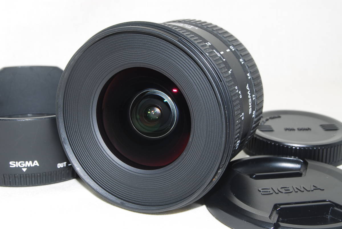 ★良品★SIGMA シグマ AF 10-20mm F4-5.6 EX DC SONY ソニーAマウント フード付き♪_画像1