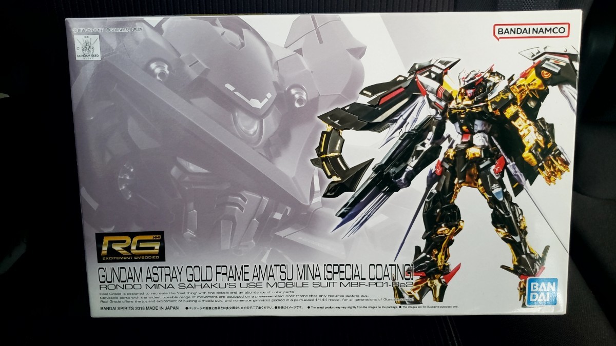 RG ガンダムアストレイゴールドフレーム天ミナ 【スペシャルコーティング】 GUNDAM ASTRAY GOLD FRAME AMTSU MINA プレバン バンダイ_画像1