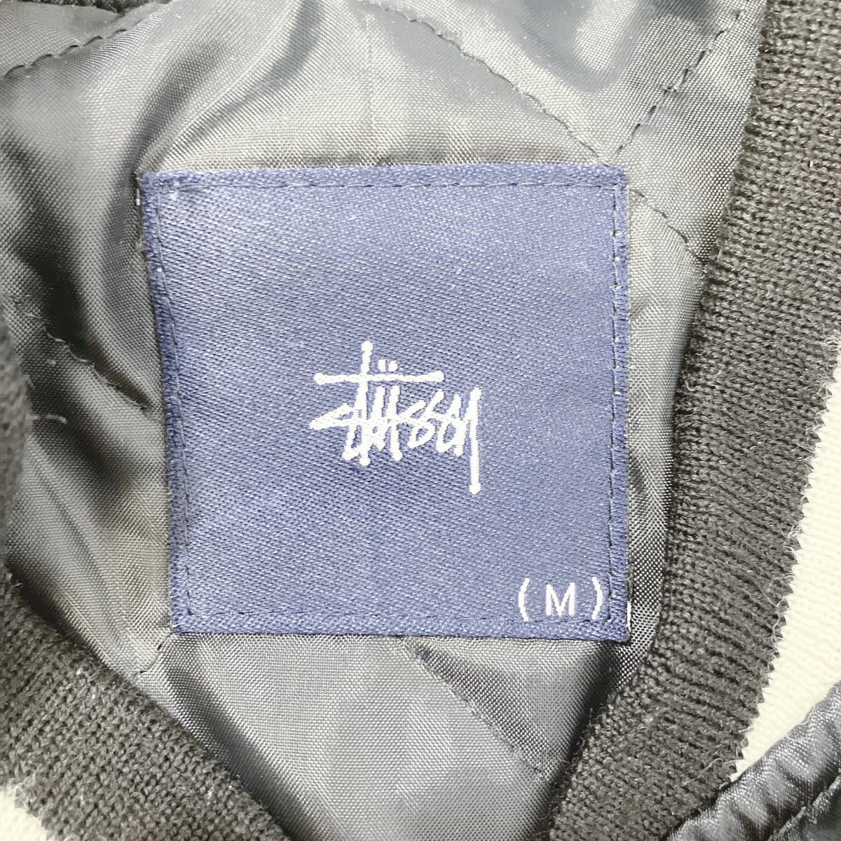 1円~ STUSSY ステューシー ビンテージ ヴィンテージ 新宿チャプトリニューアル記念 ナイロンジャケット スタジャン アワードジャケット_画像4